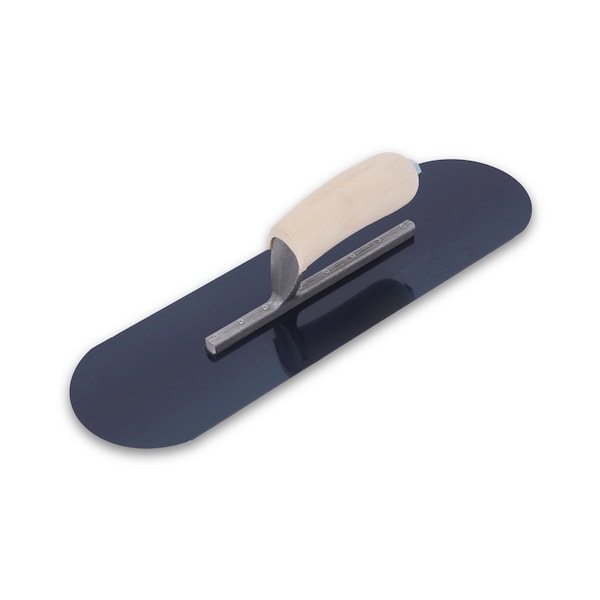 Qlt Pool Trowel, Blue Steel, Concrete Trowel, 16 x 4 1/2 inch Trowel, 8 Rivets - PT164B