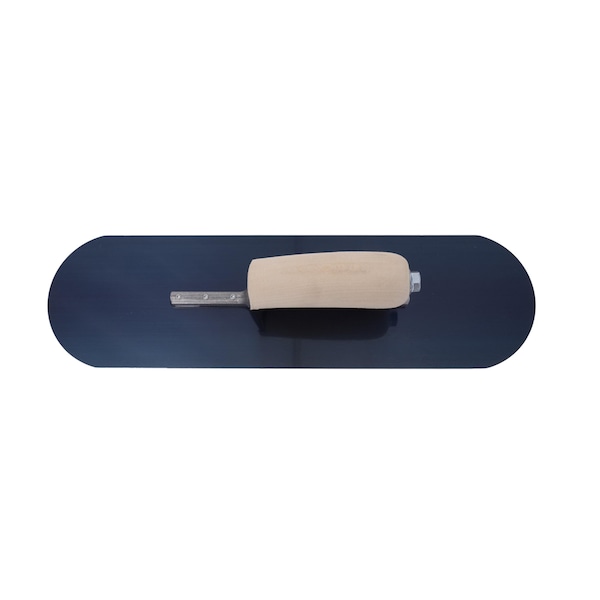 Qlt Pool Trowel, Blue Steel, Concrete Trowel, 16 x 4 1/2 inch Trowel, 8 Rivets - PT164B