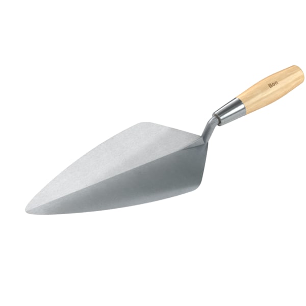 Bon Tool Bon 72-272 Brick Trowel, Carbon Steel Nl 12" Wood Handle - 72-272