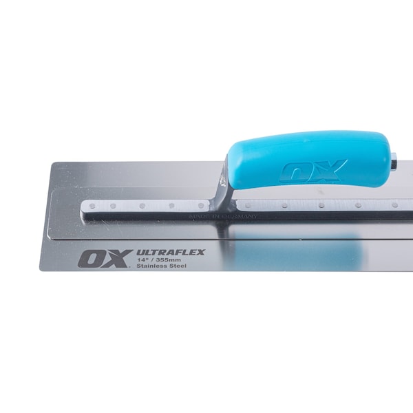 Ox Tools Pro Ultraflex Finishing Trowel | 14" x 4.25" / 355mm x 110mm - OX-P530114