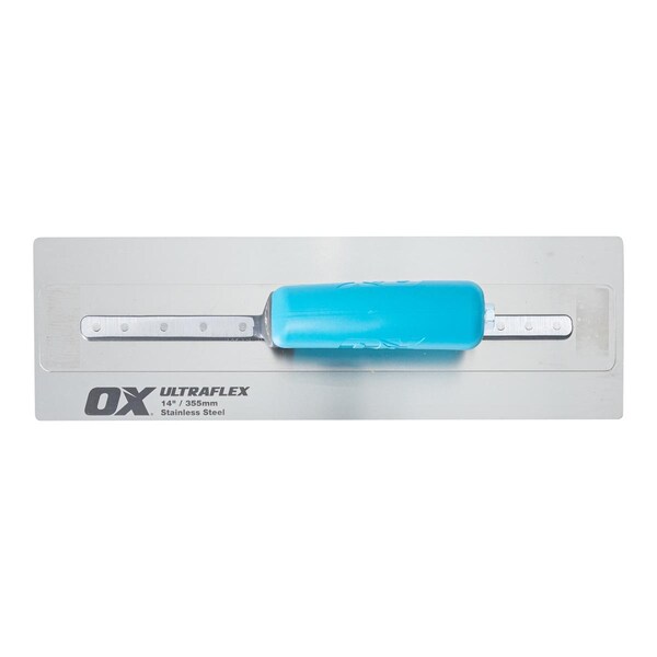 Ox Tools Pro Ultraflex Finishing Trowel | 14" x 4.25" / 355mm x 110mm - OX-P530114