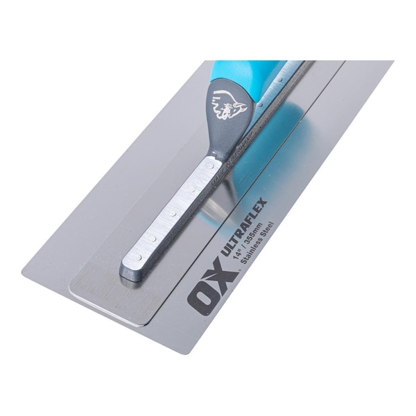 Ox Tools Pro Ultraflex Finishing Trowel | 14" x 4.25" / 355mm x 110mm - OX-P530114