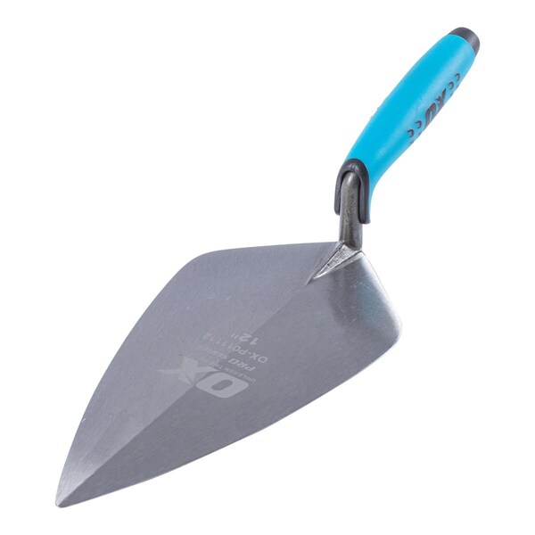 Ox Tools Pro Wide London Pattern Brick Trowel - OX Grip | 12" / 305mm - OX-P011112