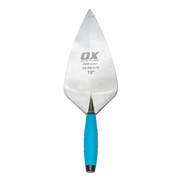 Ox Tools Pro Wide London Pattern Brick Trowel - OX Grip | 12" / 305mm - OX-P011112