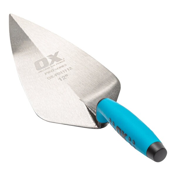 Ox Tools Pro Wide London Pattern Brick Trowel - OX Grip | 12" / 305mm - OX-P011112