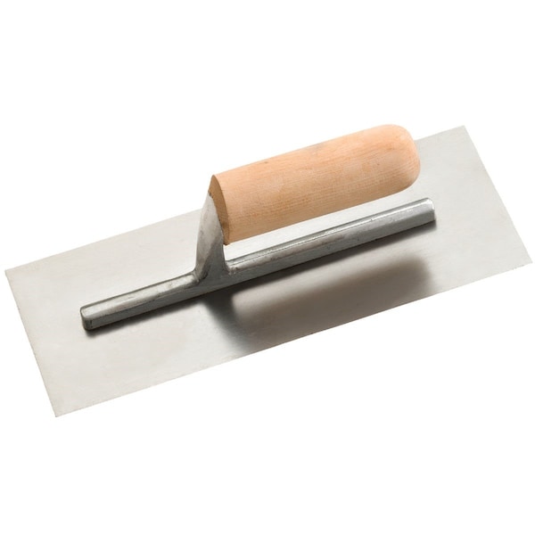 All-Source 4-1/2 In. x 11 In. Finishing Trowel with Basswood Handle - 322519