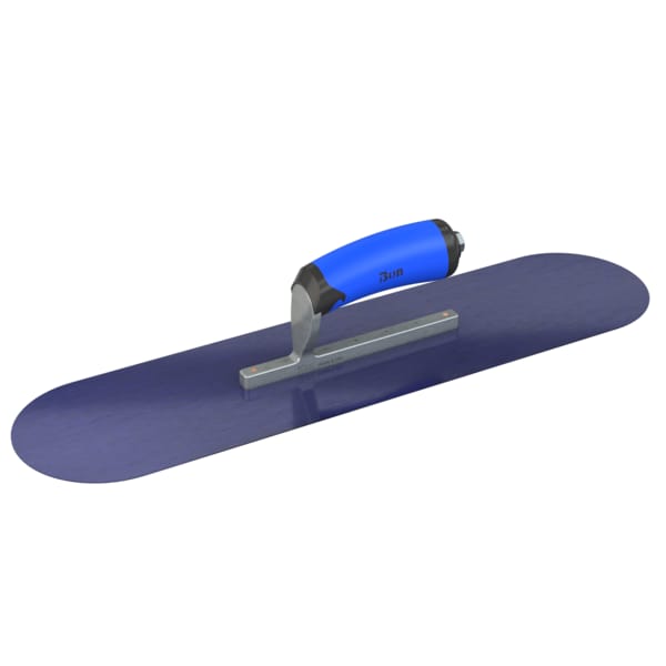 Steel City Trowels By Bon Bon 67-169 Pool Trowel, Blue Steel, 20 X 5, Comfort Grip - 67-169