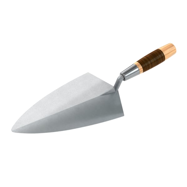 Bon Tool Bon 72-645 Brick Trowel Forged 11" Philadelphia Leather Handle - 72-645