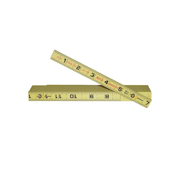 Bon Tool Bon 11-497 Rule, Fiberglass, Modular Spacing, 6 Foot - 11-497