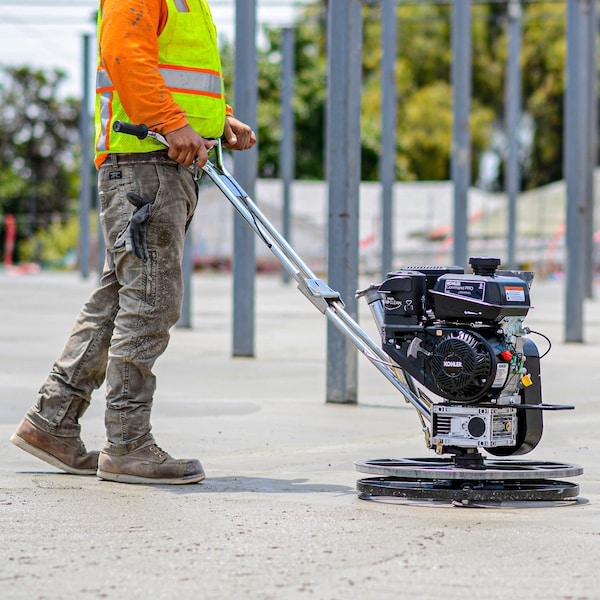 Jumping Jack 24" Power Trowel Edger with Kohler Engine for Cement Floor Surfaces - JXPT24K
