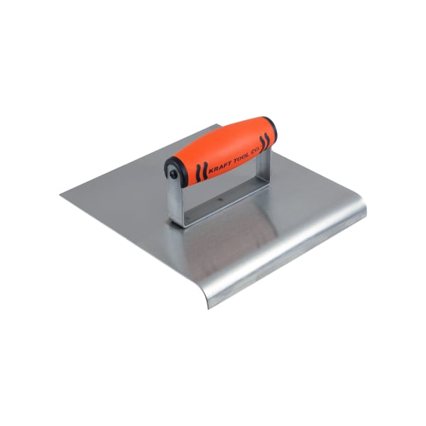 Kraft Tool Stainless Steel Edger, 8"x8" 1/4"R 1/2"L - CF039PF