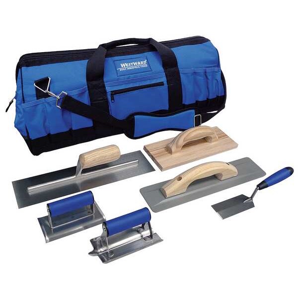 Westward Concrete Apprentice Tool Kit, 7 Pc - 13A756