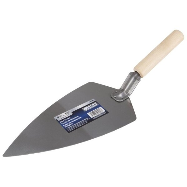 Vulcan Masonry Trowel, 9-1/2 in L Blade, 4.5 in W Blade, Comfort Grip Handle - PT-120263L