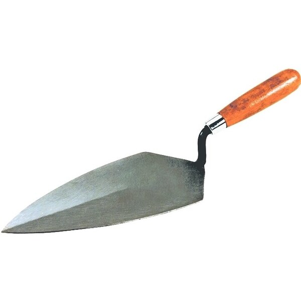 Marshalltown Brick Trowel, 10 in L Blade, 5 in W Blade, Steel Blade, Hardwood Handle - 96-3