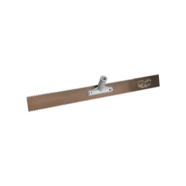 Kraft Tool Double 1/4" V-Notch Steel Rake Head, 24 - GG606-01