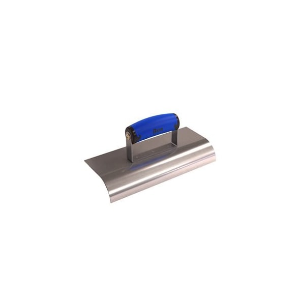 Bon Tool Edger, SS, 10" X 4", 1 1/2" Radius X 1 1/2" Lip Comfort Grip Handle - 62-461