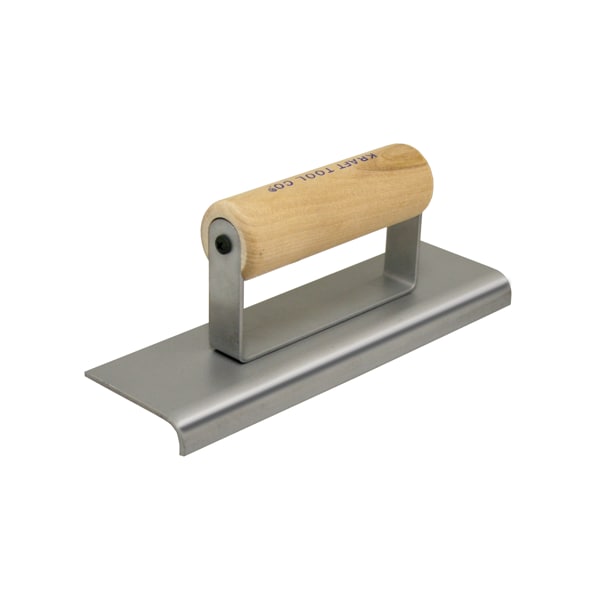 Kraft Tool Heavy-Duty Steel Edger, 8" x 2" 3/8"R - CF527
