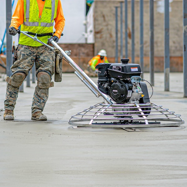 Jumping Jack 46" Power Trowel Edger with Kohler Engine for Cement Floor Surfaces - JXPT46K