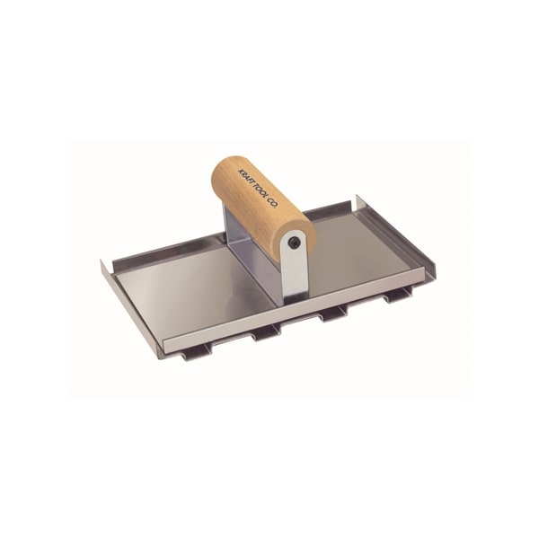 Kraft Tool Texas Curb Ramp Groover, 8"x10-3/8 - CF095PF