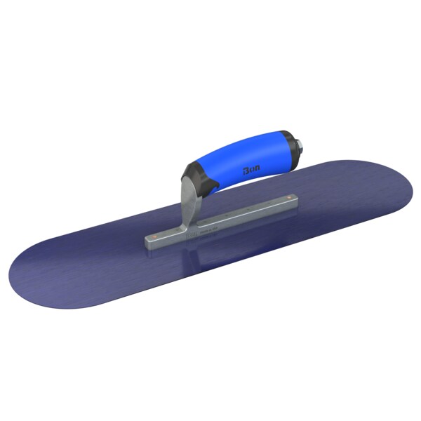 Steel City Trowels By Bon Bon 67-168 Pool Trowel, Blue Steel, 18 X 5, Comfort Grip - 67-168