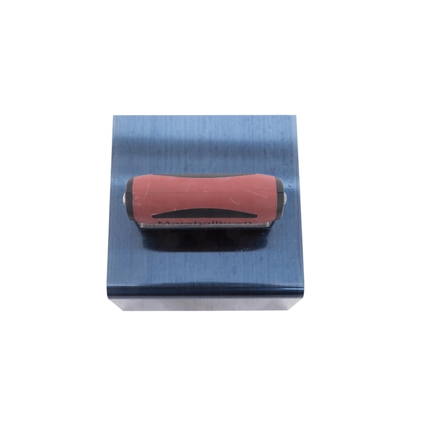 Marshalltown Concrete Step Tool, Concrete Tool, Nose Step Tool, Blue Steel Concrete Tool, 6 x 6 x 3 inch Blade - 175BD