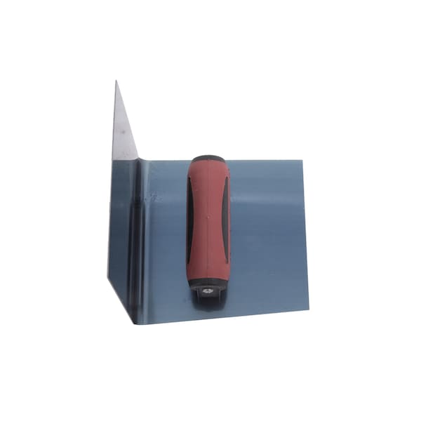 Marshalltown Concrete Step Tool, Concrete Tool, Cove Step Tool, Blue Steel Concrete Tool, 6 x 6 x 6 inch Blade - 174BD