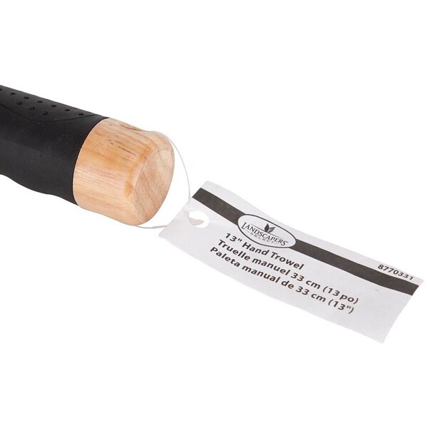 Landscapers Select Garden/Transplanting Trowel, 6-1/2 in L Blade, 2-7/8 in W Blade, Steel Blade, Wood Handle - GT945A