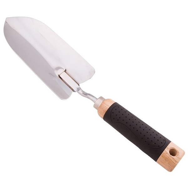 Landscapers Select Garden/Transplanting Trowel, 6-1/2 in L Blade, 2-7/8 in W Blade, Steel Blade, Wood Handle - GT945A