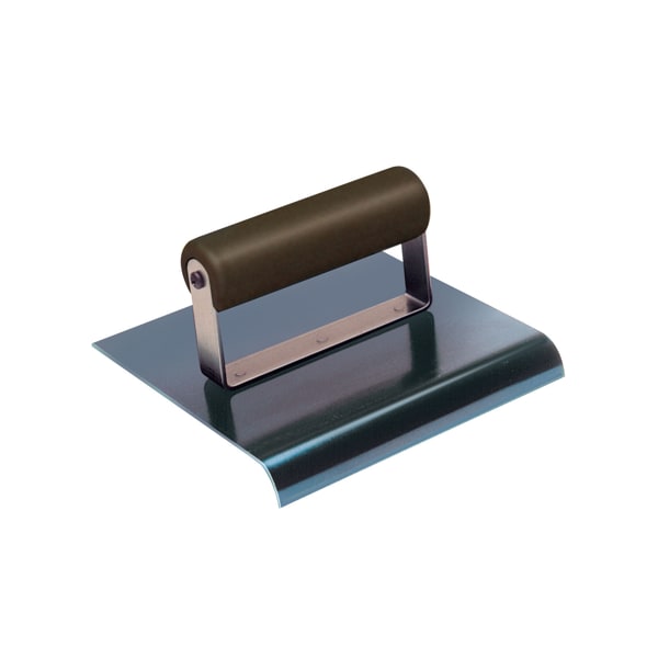 Kraft Tool Blue Steel Edger w/Plas, 6" x 6" 3/4"R - CF578P