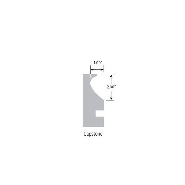 Bonway Bon 32-422 Countertop Form, Capstone, 32 Foot/Box - 32-422