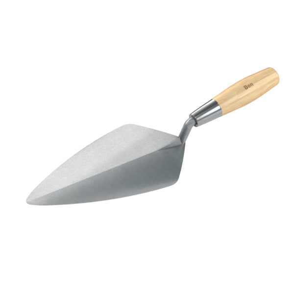 Bon Tool Bon 72-242 Brick Trowel, Carbon Steel Nl 10 1/2" Wood Handle - 72-242