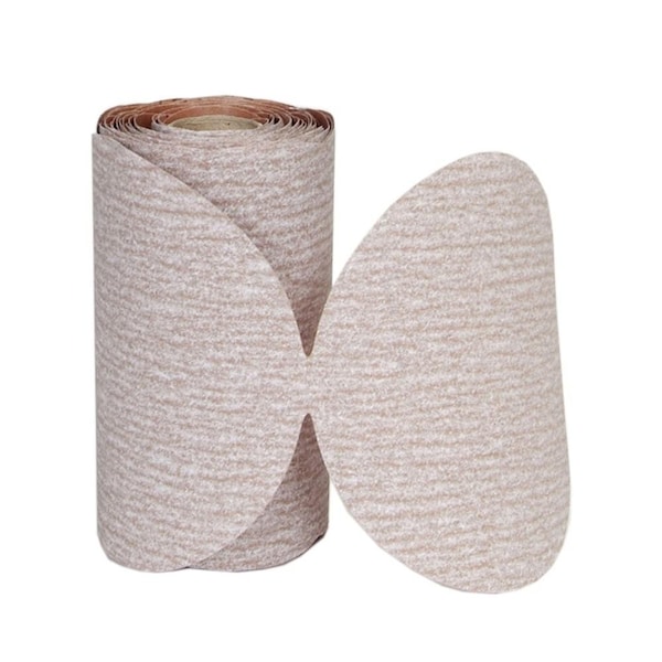 Norton Co Stick & Sand Paper Discs Rolls, Tamaño: 8 pulgadas x Rollo de disco sin agujero, Tipo: A275, GRANO: P320B - 662611-31609