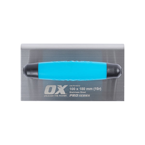 Ox Tools Pro SST Medium Edger - OX Grip | 4" x 7" / 100 mm x 180mm | Radius - 3/8" / 9.5mm - OX-P014510