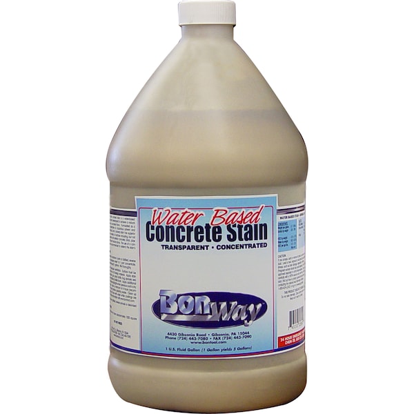 Bonway Bon 32-860 Concrete Stain, Amber, 1 Gal - 32-860