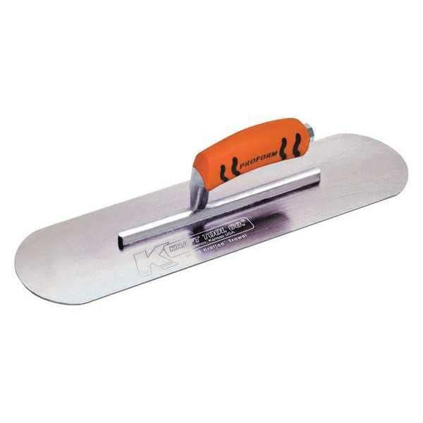 Kraft Tool Pool Trowel, Swedish SS, 7-7/8"Shank, 16x4" - CF328PF