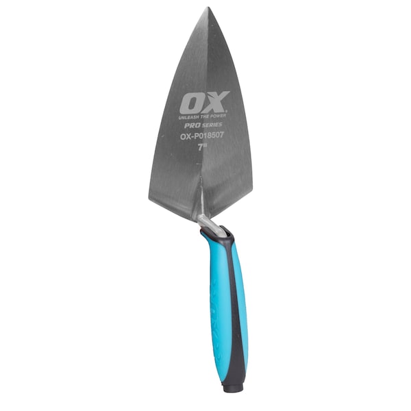 Ox Tools Pro Philadelphia Pattern Pointing Trowel - OX Grip | 7" / 180mm - OX-P018507