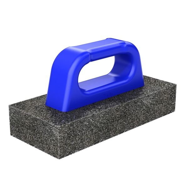 Bon Tool Rub Brick, No Flute 8" X 3 1/2" X 3/4", 20 Grit Pl Handle - 12-281