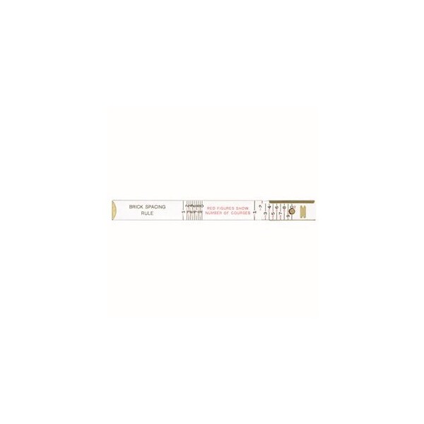 Bon Tool Bon 11-463 Rule, Wood, Brick Spacing, 6 Foot - 11-463