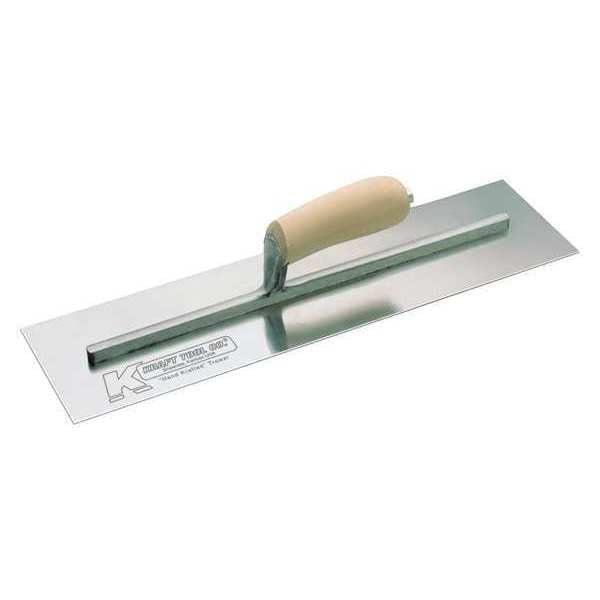 Kraft Tool Cement Finish Trowel, Camel Back, 14x3" - CF216C
