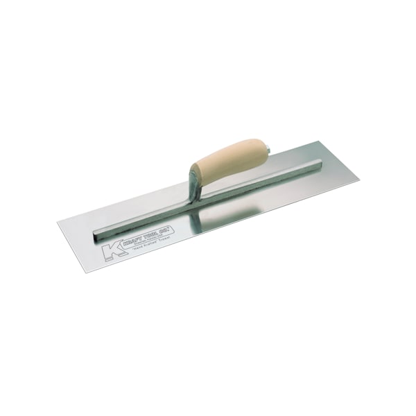 Kraft Tool Carbon Steel Cement Trowel, 14"x4-3/4 - CF219C