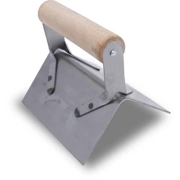 Qlt Concrete Corner Trowel, Stainless Corner Trowel, Step Trowel, 5 x 2 1/2 in Outside Corner Trowel - 942