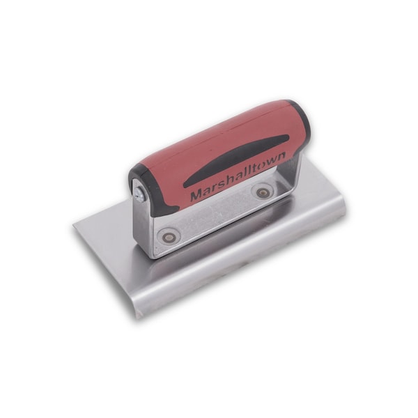 Marshalltown High Carbon Steel Hand Edger, Concrete Edger, Straight End Edger, 6 x 3in. Edger, 3/8in. Radius - 36D