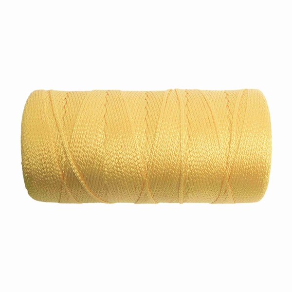 Marshalltown Mason's Line, Archaeology Line, Braided Nylon, 1000 feet Line, #18, Yellow - 628
