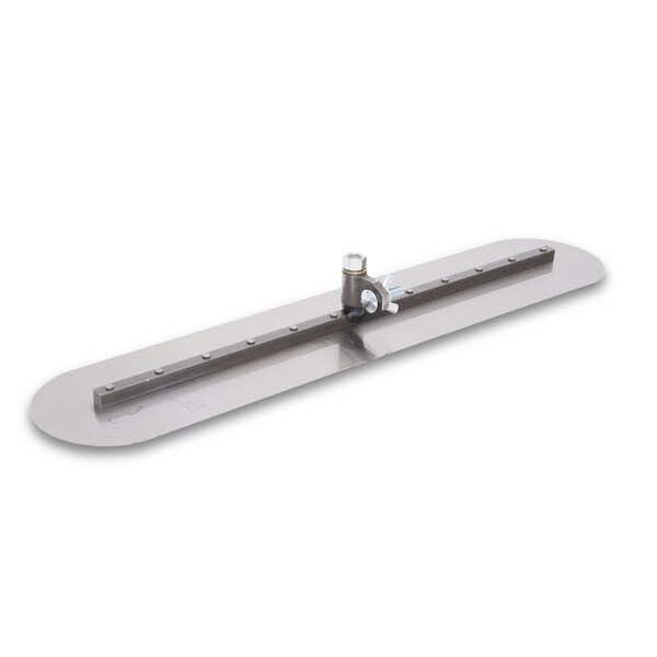 Marshalltown Fresno Trowel, Fresno, Concrete Trowel, All-Angle Swivel, Round End Fresno, 30 inch Blade - C30R