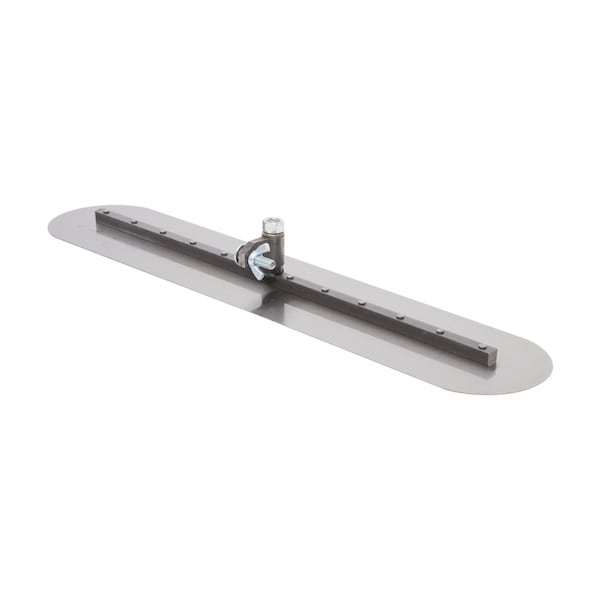 Marshalltown Fresno Trowel, Fresno, Concrete Trowel, All-Angle Swivel, Round End Fresno, 30 inch Blade - C30R