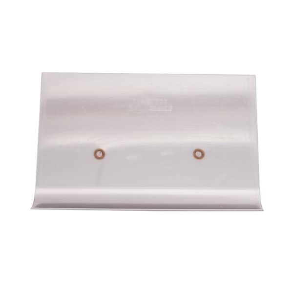 Qlt Stainless Steel Hand Edger, Concrete Edger, Straight End Edger, 6 x 4 inch Edger, 1/4 inch Radius - CE507S