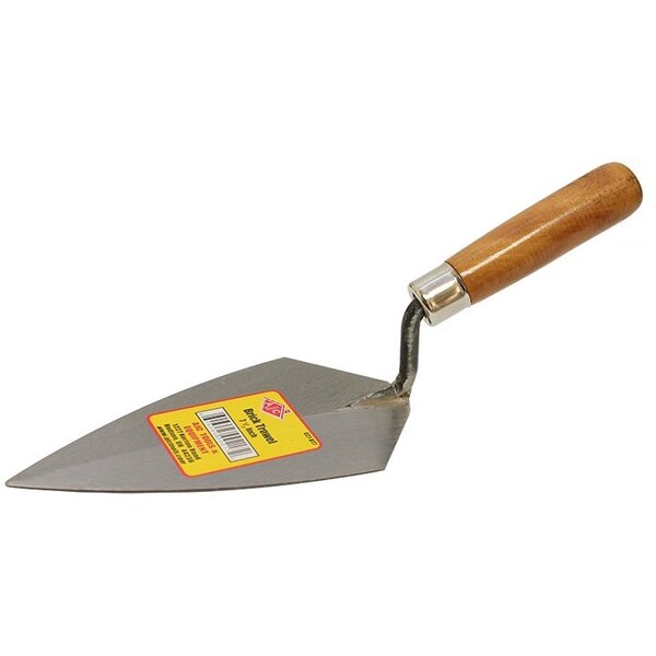 The Brush Man Pointing Trowel, 7-1/2” X 3” High Carbon Steel Blade, 12PK - TROWEL-PTG-7
