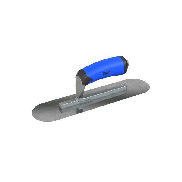 Bon Tool Carbon Steel Pool Trowel - 12" x 3-1/2" with Comfort Wave Handle - 67-205