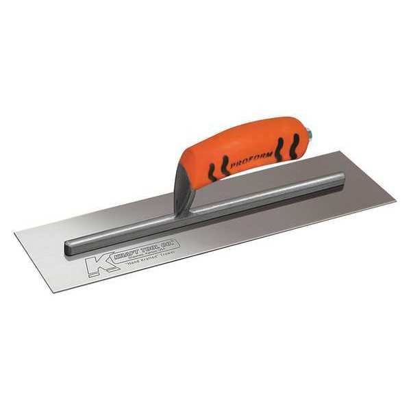 Kraft Tool Gunite Trowel, Pro-Form Handle, 14x4" - CF209PF