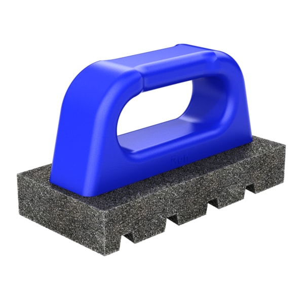 Bon Tool Rub Brick, Fluted 6" X 3" X 1", 60 Grit, Plastic Handle - 12-280